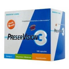 Preservision 3 X 180 Caps 180 Capsules Preservision 3 Bausch&Lomb