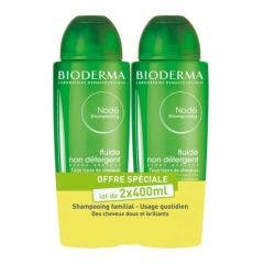Gentle Shampoo for Sensitive Hair Duo 2x400ml Node Cuir chevelu sensible Bioderma