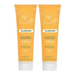 Hair Removal Cream With Sweet Almond 2x150ml Amande Douce Klorane