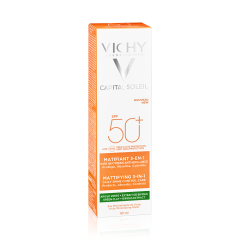Mattifying 3-in-1 Facial Sunscreen SPF50+ 50ml Capital Soleil Vichy
