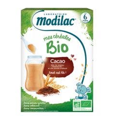 Mes Cereales Cacao Bio Des 6 Mois 250g Dès 6 mois Modilac