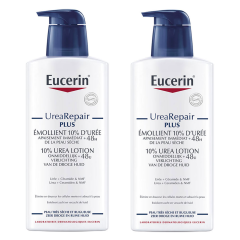 Complete Repair Repairing Emollient Dry Skin 10% Urea 2x400ml UreaRepair Plus Peaux Seches Eucerin