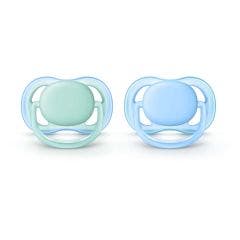 Avent Silicone Pacifiers With Air Flow Pastel Collection 0-6 Months X2 Ultra-Air Avent