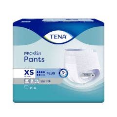 Urinary Absorbent Pants X14 Proskin plus Pants Plus Size XS Tena