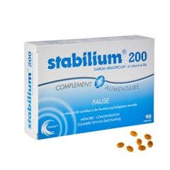 Stabilium 200 X 90 Capsules Memory And Concentration 90 Capsules Garum Armoricum et Vitamine B6 Yalacta