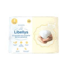 Dermo-sensitive non-irritating nappies x26 Size 1 From 2 to 5kg Libellys