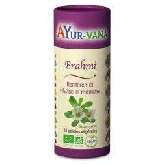 Brahmi 60 gélules Renforce et vitalise la Mémoire Ayur-Vana