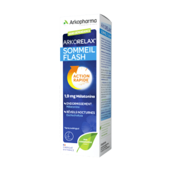 Flash Sleep 1.9mg of Melatonin 20ml Arkorelax Arkopharma
