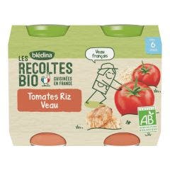 Les Recoltes Bioes Organic Meal Pots 2x200g From 6 months Blédina
