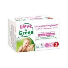 Hypoallergenic nappies Size 4 x46 7 to 14kg Love&Green