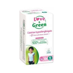 Culottes hypoallergéniques Extra Large x16 + de 16kg Love&Green