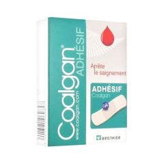 Haemostatic Plasters x12 Coalgan Adhesive Brothier