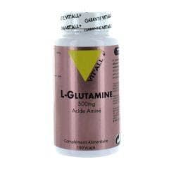 L-glutamine 500mg 100 capsules Vit'All+
