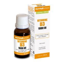 Vitamine D3 1000UI 20ml Nutri Expert
