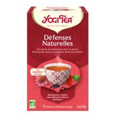 Organic Herbal Teas Natural Defences 17 Sachets Yogi Tea