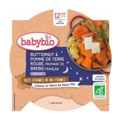 Bioes good night plate 230g Légumes Butternut and red potato Des 12 mois Babybio