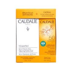 Gift box - Sun cream SPF50 anti-ageing + serum 55ml Vinoperfect Caudalie