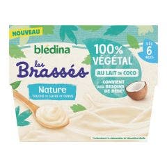 100% vegetable brew 4x95g From 6 months Blédina
