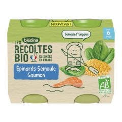 Les Recoltes organic food jars 2x200g Les Recoltes From 6 months Blédina