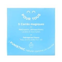 Washable Make-up Remover Wipes x5 Hygiène Fun!Ethic