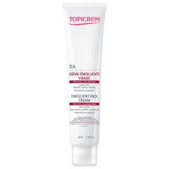 Emollient face cream 40ml DA Sensitive, very dry and atopic skin Topicrem