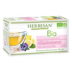 Fennel Caraway Breastfeeding Organic Infusion 20 teabags Lemon Flavour Herbesan