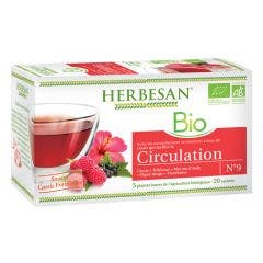 Organic Hibiscus Blackcurrant Infusion Good Venuous Circulation 20 bags Saveur Cassis Framboise Herbesan