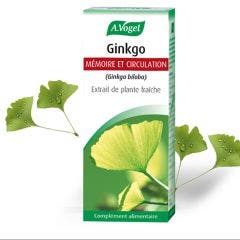 Fresh Ginkgo plant extract 50ml A.Vogel France