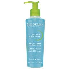 Purifying Cleansing Foaming Gel combination to oily skin 200ml Sebium Peaux grasses Gel moussant Bioderma