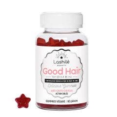 Women Anti-Chute cheveux 60 gummies Good Hair Action ciblée Lashilé Beauty