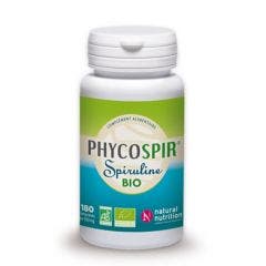 Organic Spirulina + Kudzu 60 Capsules Phycospir Antioxidant Natural Nutrition