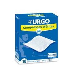 Non-Woven Sterile Bandages 7.5x7.5cm Box of 10 Urgo
