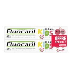 Kids toothpaste strawberry 2x50ml 0-6 ans Fluocaril