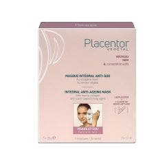 Integral Anti-ageing Mask Face & Neck 3 Sachets 3x35g Placentor Végétal