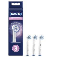 Oral B Sensi Ultrathin Brush Heads Ultra Thin Bristles x3 Sensitive Clean Oral-B