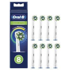 Brossettes Cross Action Electric Toothbrush Heads X8 X8 Cross Action Oral-B
