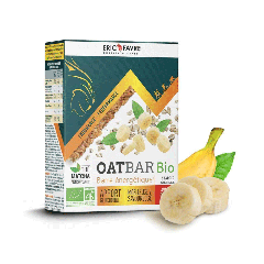 Oat Bar Bio 6 barres de 55g Snacking Healthy Goût Banane Eric Favre
