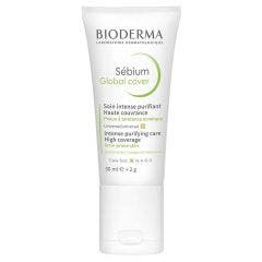 Global Cover Intensive Purifying Care High Coverage 30ml Sebium Peaux acnéiques Bioderma