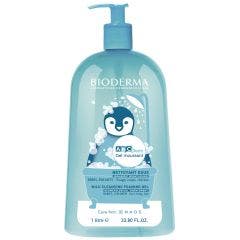 Gentle Cleansing Foaming Gel for Babies & Children 1l Abcderm Gel lavant doux Bioderma