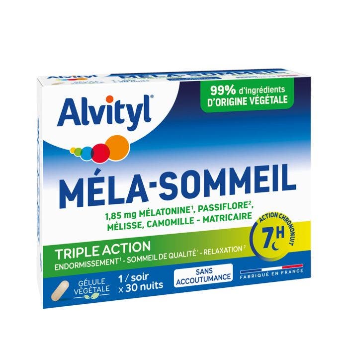 Melasommeil 30 Tablets Sleep 30 gélules Alvityl Easypara