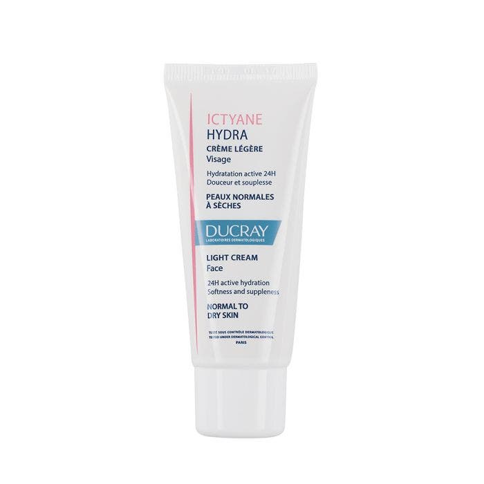 Hydra Face Light Cream Normal To Dry Skin Ictyane 40ml Ducray Easypara