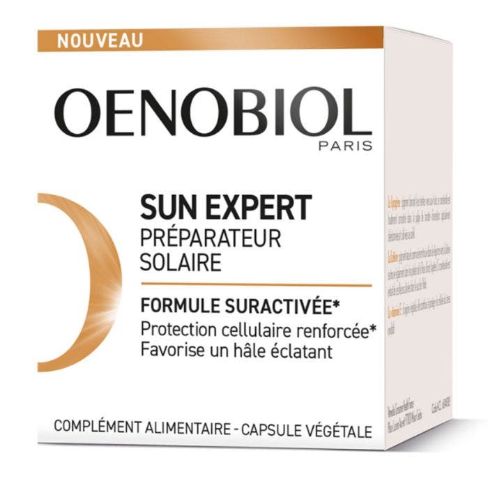 Tan Enhancer Sun Expert 30 Capsules Oenobiol Easypara