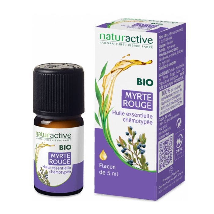 Red Myrtle Essential Oil 5 ml- Naturactive - Easypara Red Myrtle Essential Oil 5 ml- Naturactive - Easypara
