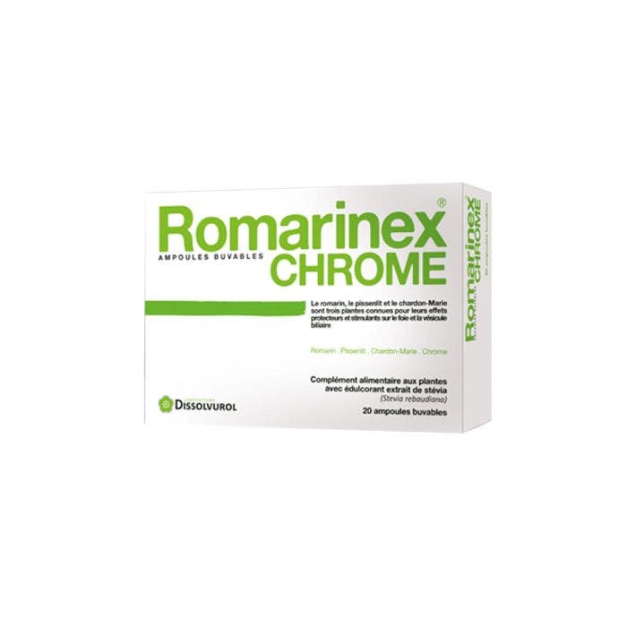 ROMARINEX CHROME WITH PLANTS X 20 PHIALS