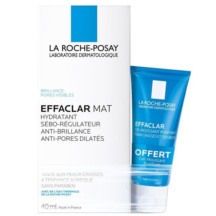 Moisturizer 40ml + Foaming Gel 50ml Effaclar 40ml La RochePosay
