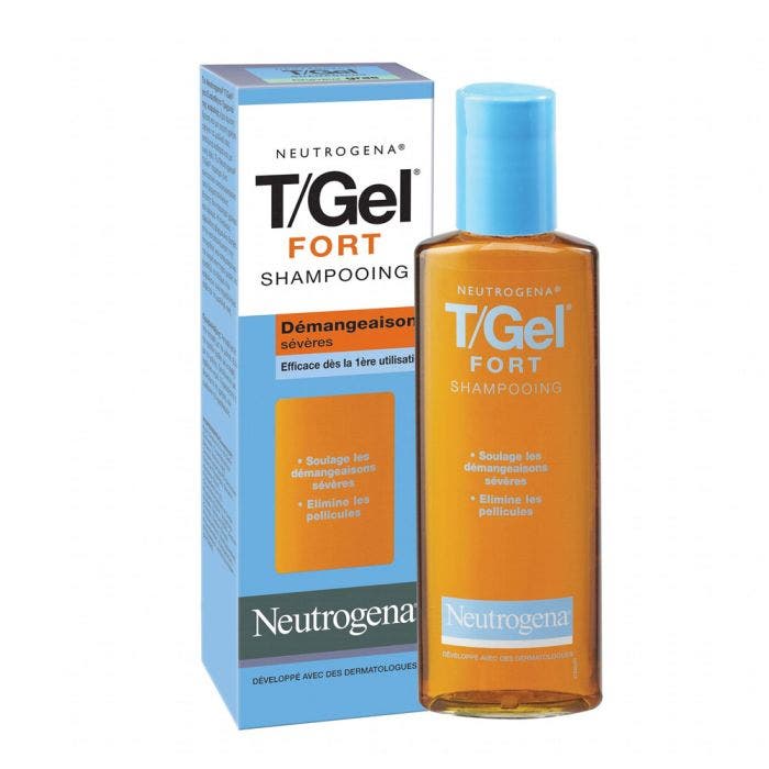 T/gel Extra Strength Antidandruff Intense Itching Shampoo Bottle T/Gel 250mlFort Demangeaisons