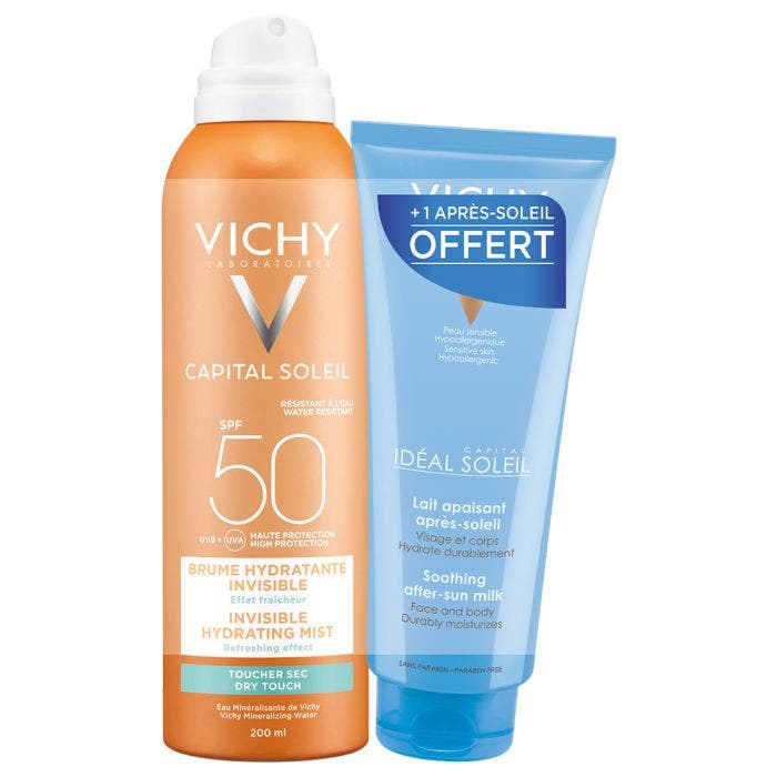 vichy ideal soleil invisible hydrating mist spf50 200ml
