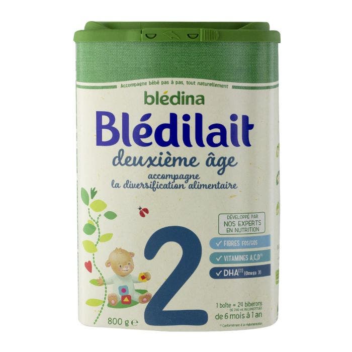 Bledilait 2 Lait En Poudre De 6 Mois A 12 Mois 800g Bledina Easypara