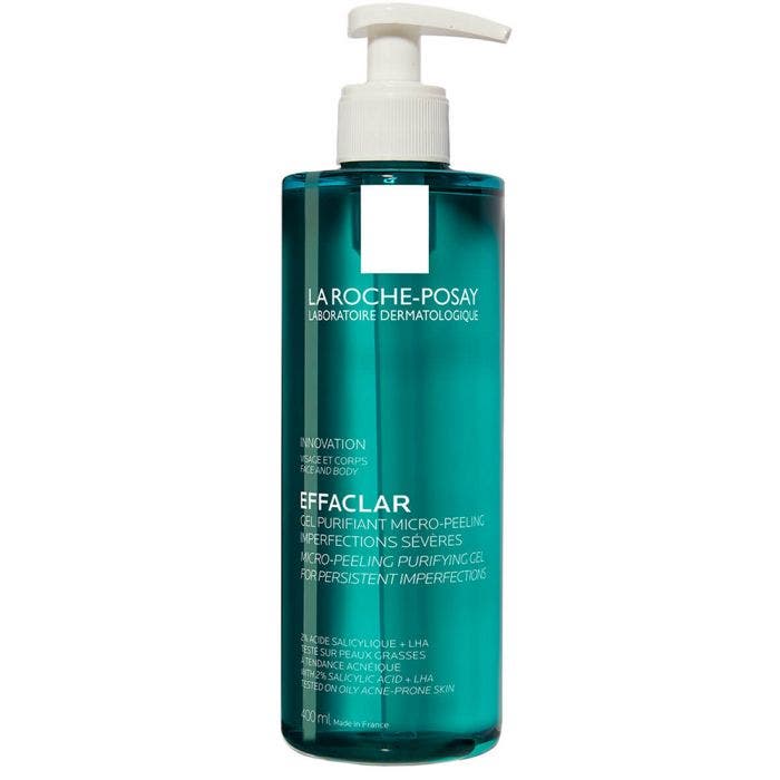 AntiBlemish Salicylic Acid Cleansing Gel Effaclar 400ml La Roche