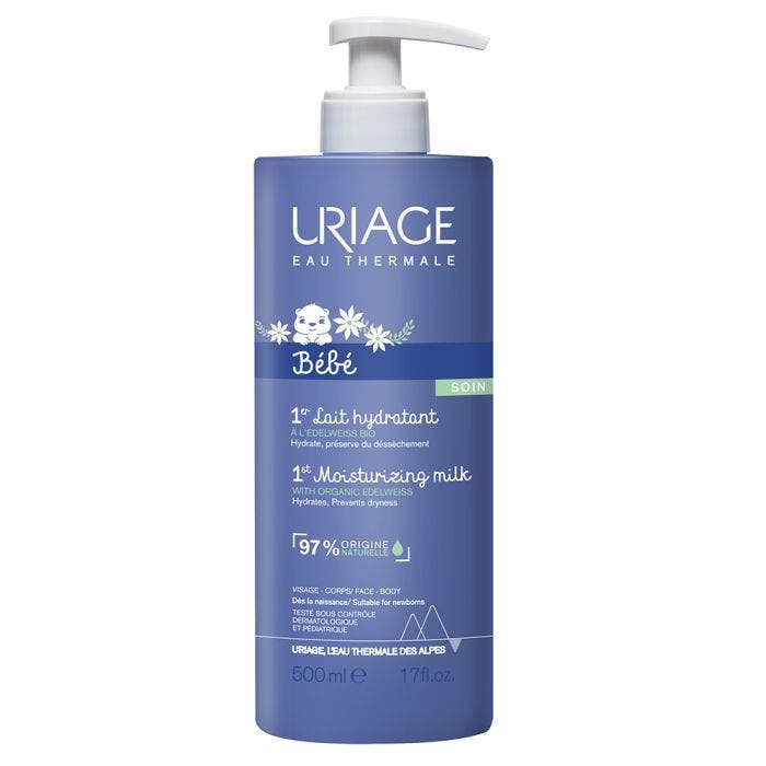 Uriage Bebe 1 St Moisturising Milk Face And Body Bebe 500ml Uriage Easypara Uriage Bebe 1 St Moisturising Milk Face And Body Bebe 500ml Uriage Easypara